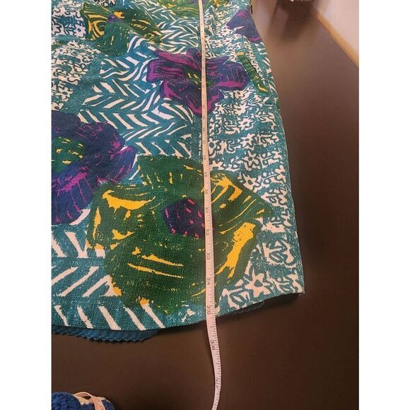 Anthropologie  Vanessa Virginia  Hibiscus  floral sheath dress size large - Picture 8 of 11